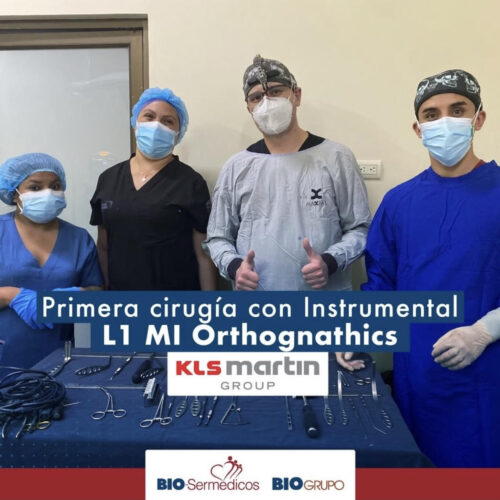 Primera cirugía con Instrumental L1 MI Orthognatics de KLS Martin