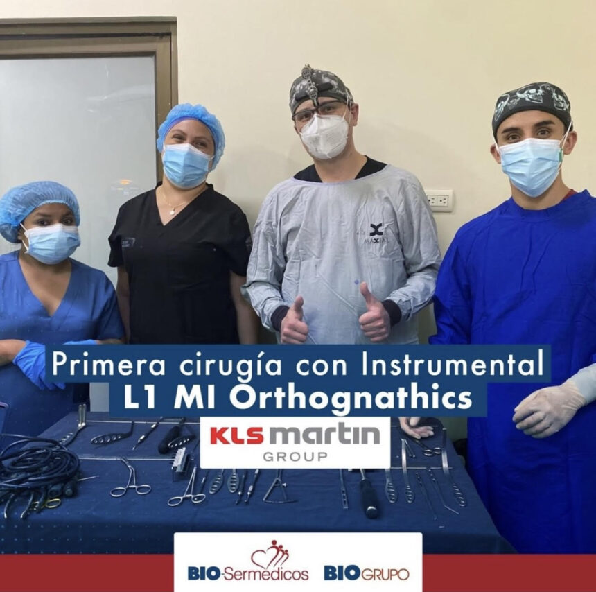 Primera cirugía con Instrumental L1 MI Orthognatics de KLS Martin